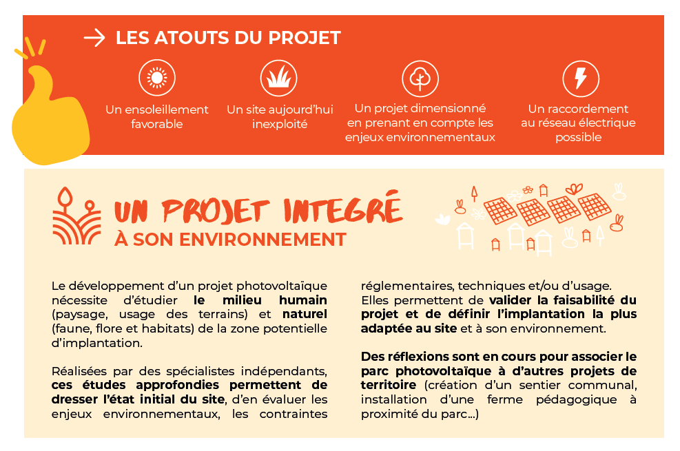 Les atouts du projet solaire